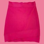 BCBG MaxAzria NWOT Hot Pink Bandage Skirt Size Medium Photo 0