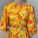 Never Fully Dressed St Clements Mini Dress Citrus Print Orange Fruit Sz 6 Yellow Photo 3