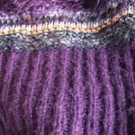 BKE  Size Small Crochet Open Front Cardigan Sweater Combination Deep Burg… Photo 8