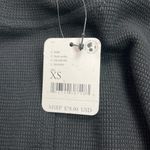 We The Free  Embroidered Long Sleeves Sweater Black Thermal Style XS Womens New Photo 10