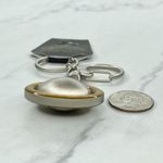 Bacon & Co Tennessee Volunteers Spinning Football Keychain Keyring Silver Photo 4