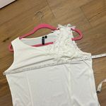 Milano Formals Milano White Sleeveless Cami Tank Top Women’s Large. Photo 5