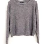 Brave Soul Round Neck Grey Sweater Medium NWOT Photo 1