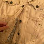 Free People tan Denim Jean jacket Photo 3