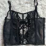 Victoria's Secret  Limited edition Butterfly Mesh Corset Black Photo 1