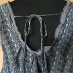 Free People Gray Sleeveless Flared Crop Top Photo 2