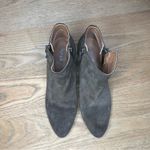 Frye & Co. Judith Double Zip Suede Heeled Western Boot Olive Green Women’s 7 Photo 5