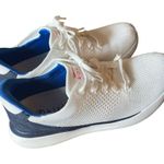 Kizik Unisex White Lima Sneakers Blue Size 9.5 Photo 7