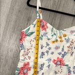 Old Navy  Floral Midi Dress - Cream with Red and Green Photo 9