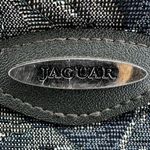 Vintage Jaguar Tapestry Floral Duffle Bag Crossbody Strap Zipper Classic Green Photo 2