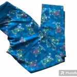 Lands' End Lands’ end women’s high rise everyday active skinny pants blue teal XS Photo 1