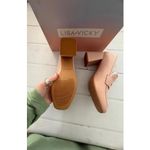 Lisa Vicky Women's Pink Block Heel Loafers Size 10 Photo 2