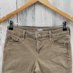 Old Navy  Shorts Womens 2‎ Khaki Brown Cotton Roll Tab Hem High Waist Photo 2