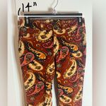 Pilcro and the Letterpress Anthropologie Corduroy Groovy Paisley Cotton Jeans 26 Photo 9