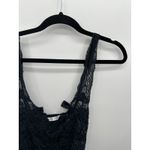 Victoria's Secret  Women Black Lace Bodysuit Size M Tie Sexy Lingerie Ruffles Y2K Photo 4