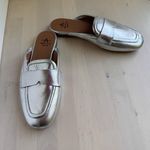 Aquatalia Jayleen Metallic Silver Slip On Flat Mule size 6 Photo 3