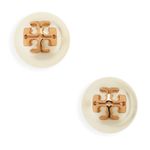 Tory Burch Swarovski Crystal Pearl Logo Stud Earrings Photo 0