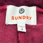 Sundry Jogger Womens Size 2 Medium 8 - 10 Burgundy Wine Pull-on Pant Pockets Photo 1