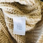 Chelsea and Violet L Cable Knit Studded Sweater with denim sleeves Photo 3