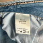 Sneak Peek wide leg Jeans,frilled hem,light wash, “tie dye project”gone wrong Blue Size 29 Photo 5