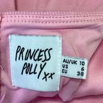 Princess Polly Kaeshia Pink Rib Knit Sleeveless Back Zip Corset Crop Tank Top 6 Photo 2