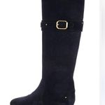 Chloé Chloe Black Suede knee Hig Buckle Boots Size 38/7.5 Photo 0