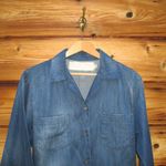 Jen's Pirate Booty Jen’s Pirate Booty Chambray Top Shacket Photo 5