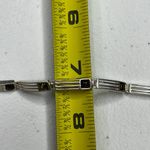 Baltic Amber & Sterling Silver 925 Bracelet With Rectangular Link Design Photo 6