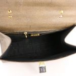 Fendi Authentic Vintage  Oatmeal Coated Canvas Logo Top Handle Handbag Photo 5