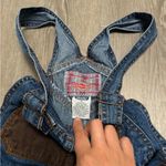 Unisex Vintage Blue Denim Overalls Size M Photo 7