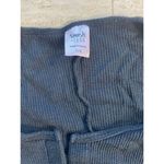 Smash + Tess Black Ribbed‎ Long Sleeve Romper Jumpsuit Loungewear Size L Photo 1