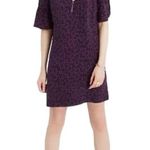 Madewell  Women’s 100% Silk Bell Sleeve Mini Dress Painted Clover Size 8/10 Photo 1