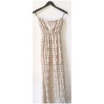 Forever 21 Champagne Lace Strapless Maxi Dress Photo 3
