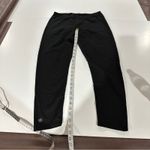 Athleta Black Mid Rise Drawstring Cropped Legging Pants Size M Photo 10