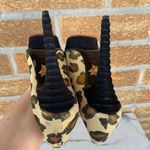 Charlotte Olympia Dolly Leopard Beige Gold Black Figure Heel Platform Pu… Photo 6