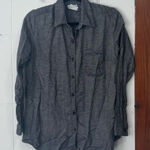 Dickies ‎ Charcoal Button-Up Shirt Jacket women’s medium Photo 0