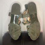 See By Chloe  Olive Green Bow Sandal size 6.5 Photo 4