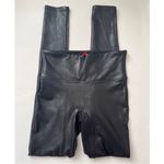Spanx faux leather high rise leggings black XL Photo 6