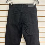 Nasty Gal Organic Roll Hem Mom Jeans Black NWT Size 6 100% Cotton Photo 6