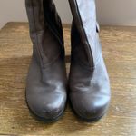 Miz Mooz  Boots Womens 6.5 Tall Knee High Grey Faux Leather Block Heels Side Zip Photo 8