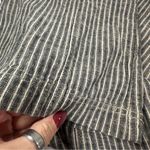 Sundance  Linen Blend Pants Womens 2 Beige Black Striped Wide Leg Trousers Photo 5