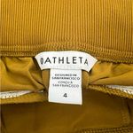 Athleta  Brooklyn mid rise ankle pants brass yellow sz 4 Photo 4