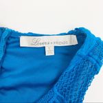 Lovers + Friends  Capsian Lace Halter Shift Mini Dress: Blue Cobalt Photo 13
