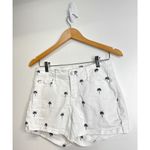 Crown & Ivy Shorts Womens Tropical Denim White/Blue Size 4 Photo 1