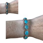 Jay King Desert Rose DTR Sterling Silver 925 Turquoise Bracelet Reversible Photo 1