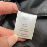 Samuel Dong Black Striped Peplum Bell Sleeve Jacket Photo 9