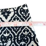 Worthington Black White Abstract Geometric Print Wide Leg Cropped Pants 8 Preppy Photo 3