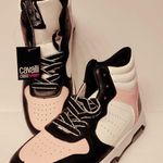 CAVALLI CLASS PANTOFI SPORT WHITE PINK Black and Silver Women’s Size 7 Photo 4