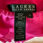 LRL Lauren Ralph Lauren Garden Party Silk Slip Dress Pink Size 12 Photo 1