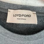 Loyd/Ford Gray Velvet Leopard Sweatshirt Size M Size M Photo 2